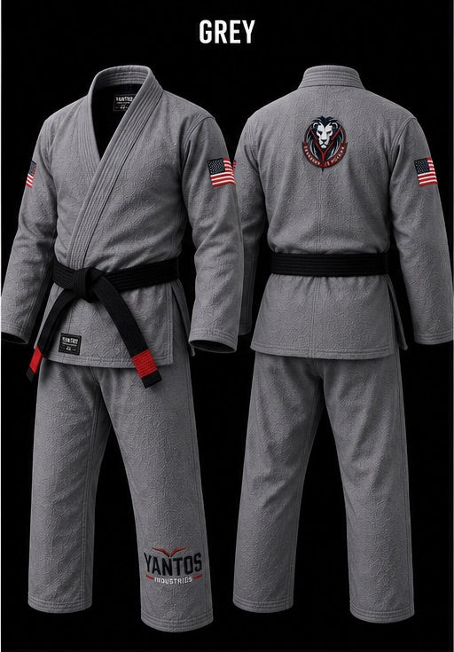 Yantos Pearl Weave Gi - Grey
