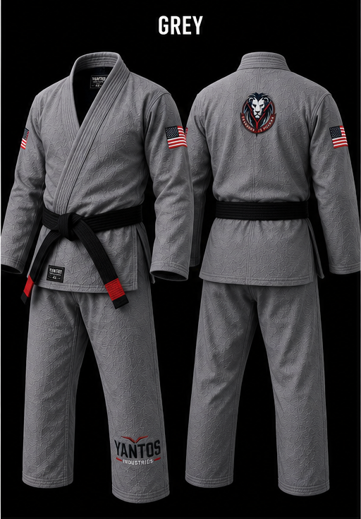 Yantos Pearl Weave Gi - Grey